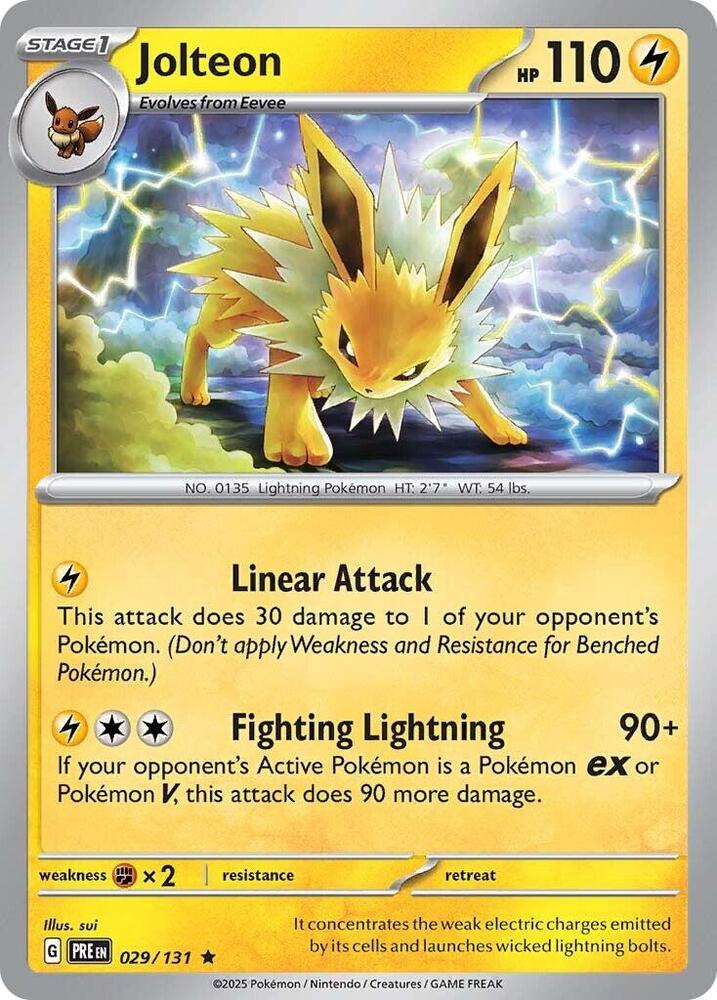 Jolteon (029/131) [Scarlet & Violet: Prismatic Evolutions] | Card Citadel