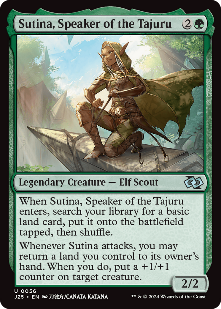 Sutina, Speaker of the Tajuru (Anime) [Foundations Jumpstart] | Card Citadel