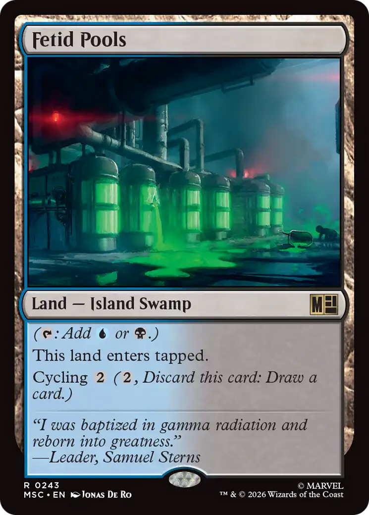 Fetid Pools [Marvel Super Heroes Commander] | Card Citadel