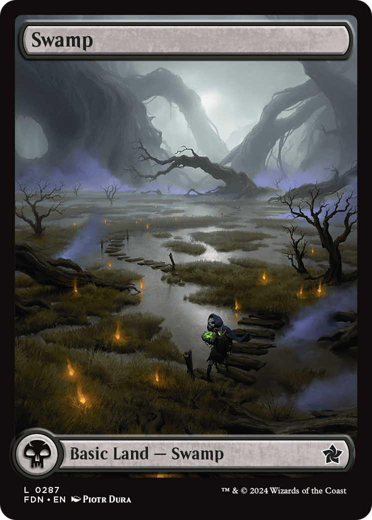 Swamp (0287) [Foundations] | Card Citadel