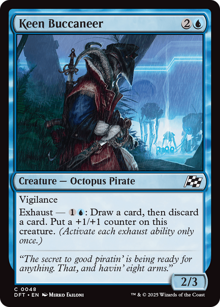 Keen Buccaneer [Aetherdrift] | Card Citadel