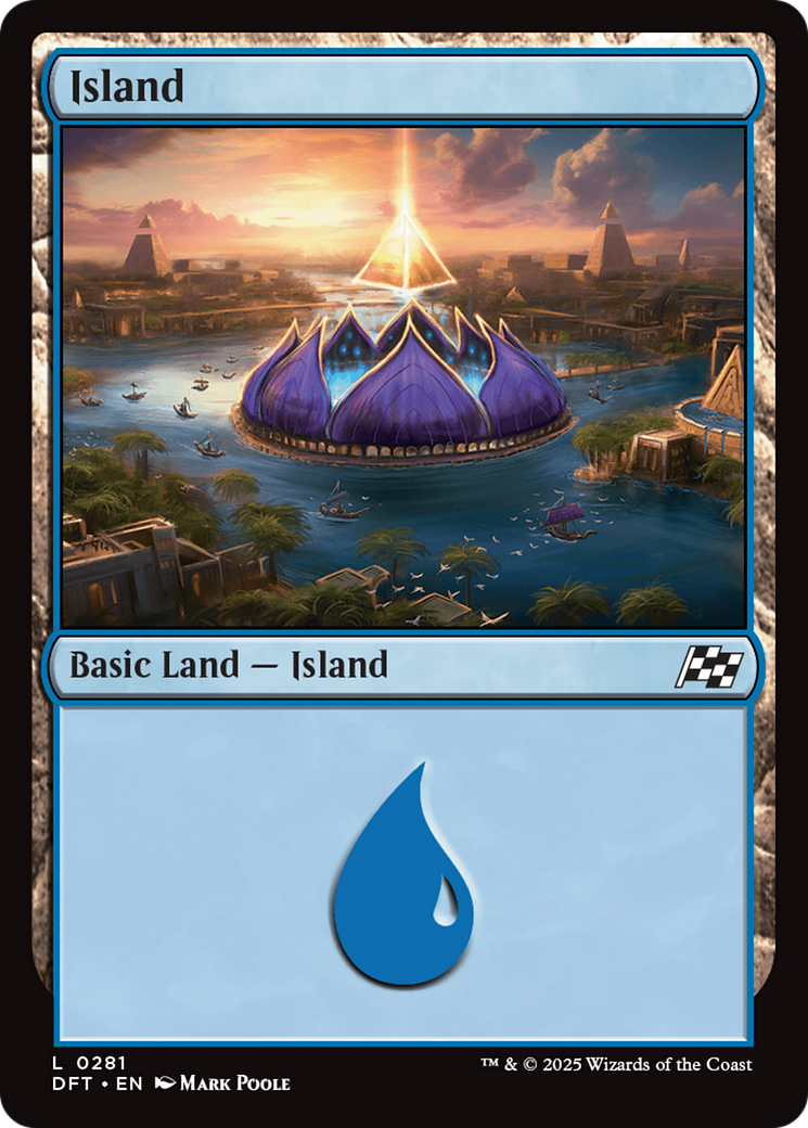 Island (0281) [Aetherdrift] | Card Citadel