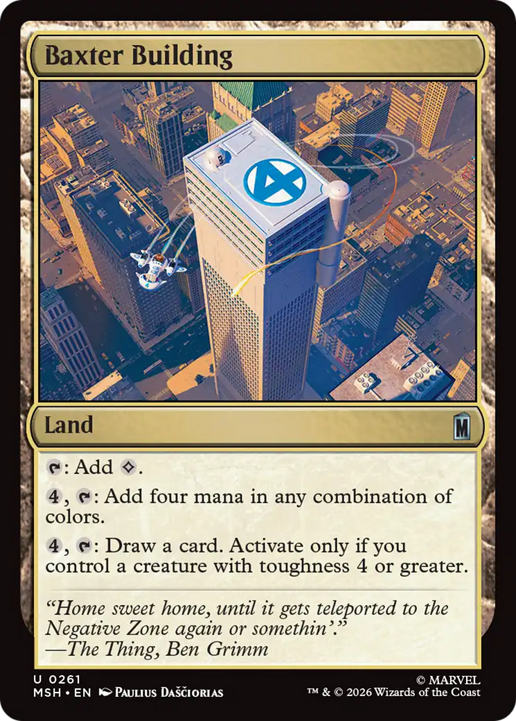 Baxter Building [Marvel Super Heroes] | Card Citadel