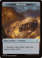 Angel (0003) // Treasure Double-Sided Token [Reality Fracture Tokens] | Card Citadel