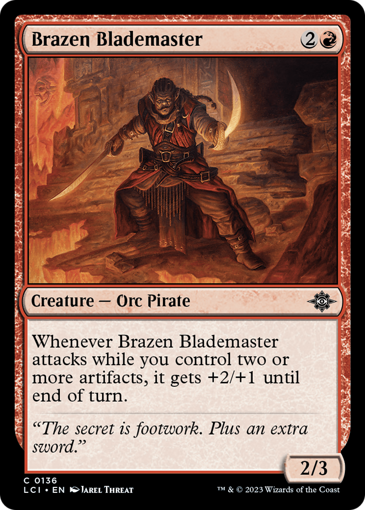 Brazen Blademaster [The Lost Caverns of Ixalan] | Card Citadel