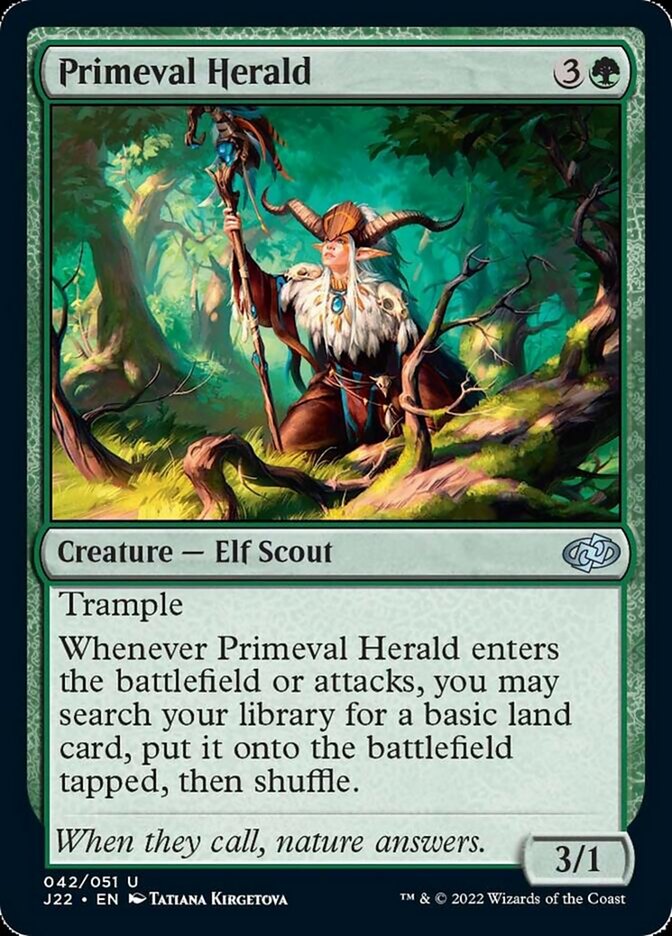 Primeval Herald [Jumpstart 2022] | Card Citadel
