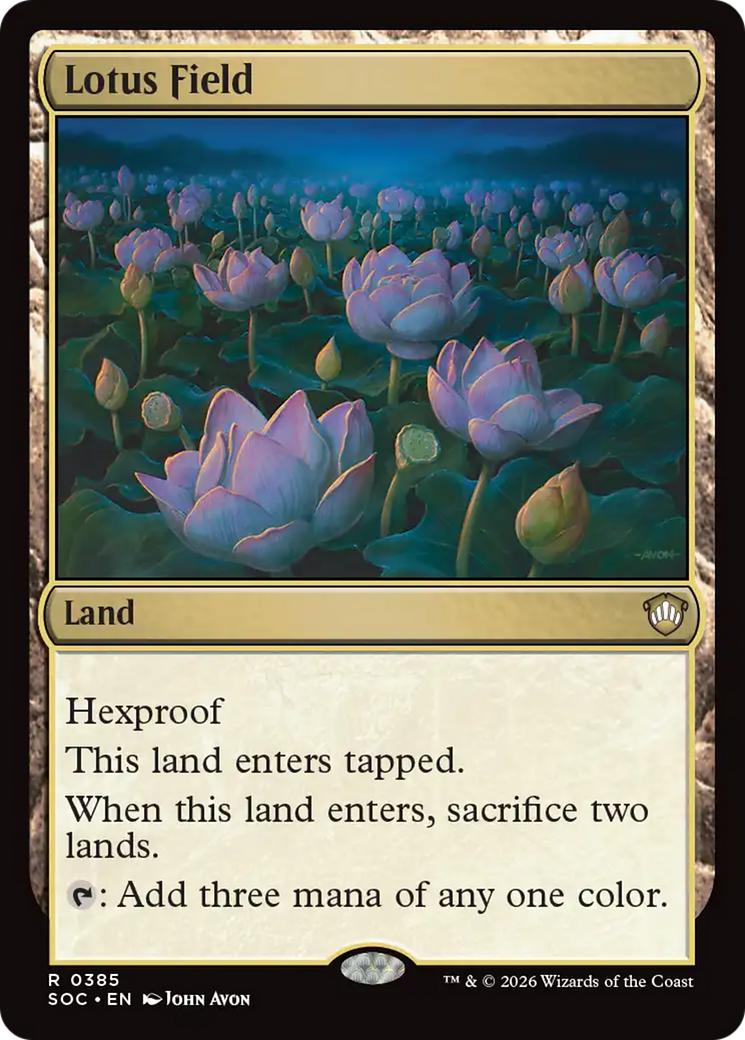 Lotus Field [Secrets of Strixhaven Commander] | Card Citadel