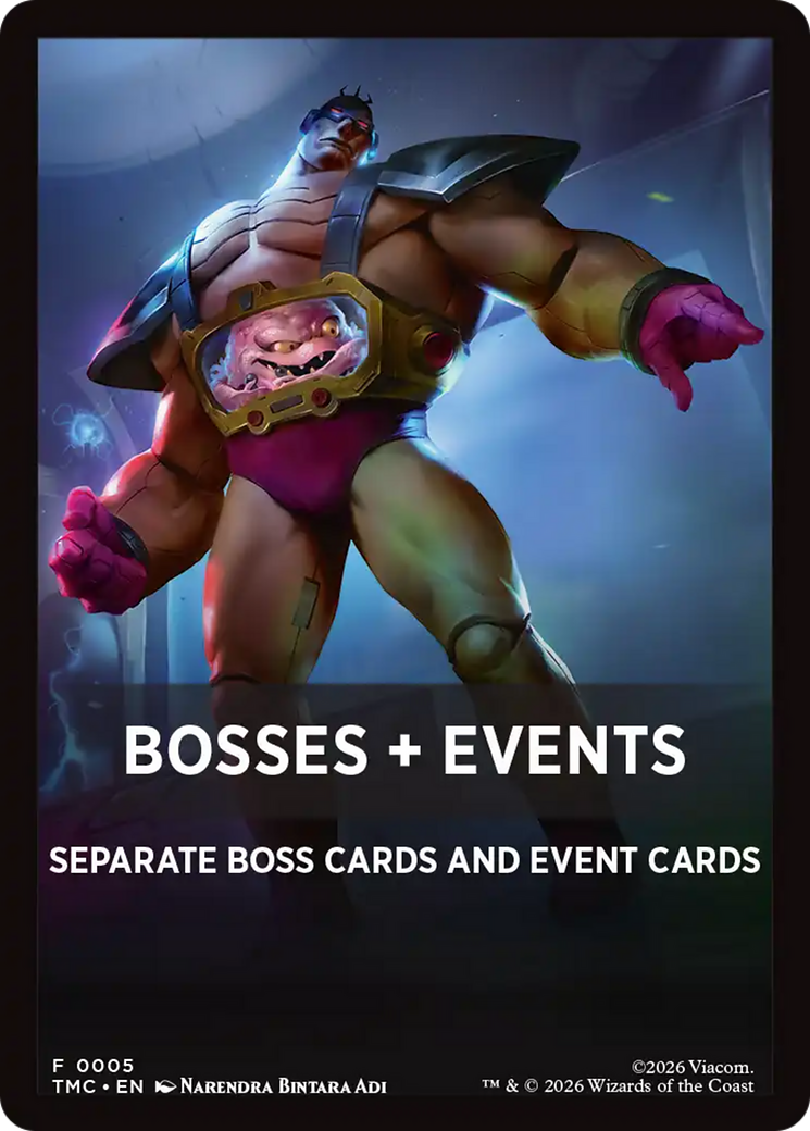 Bosses + Events [Teenage Mutant Ninja Turtles Commander Tokens] | Card Citadel