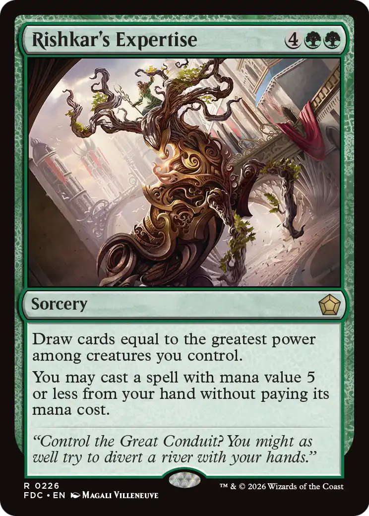 Rishkar's Expertise [Foundations Commander] | Card Citadel