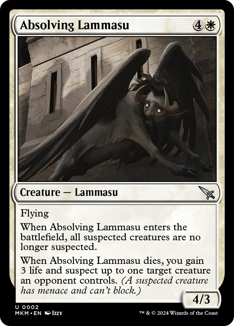 Absolving Lammasu [Murders at Karlov Manor] | Card Citadel