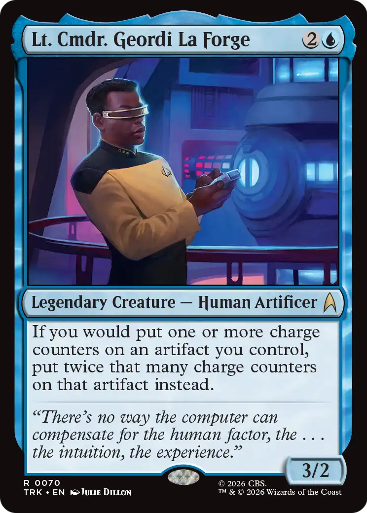 Lt. Cmdr. Geordi La Forge [Star Trek] | Card Citadel