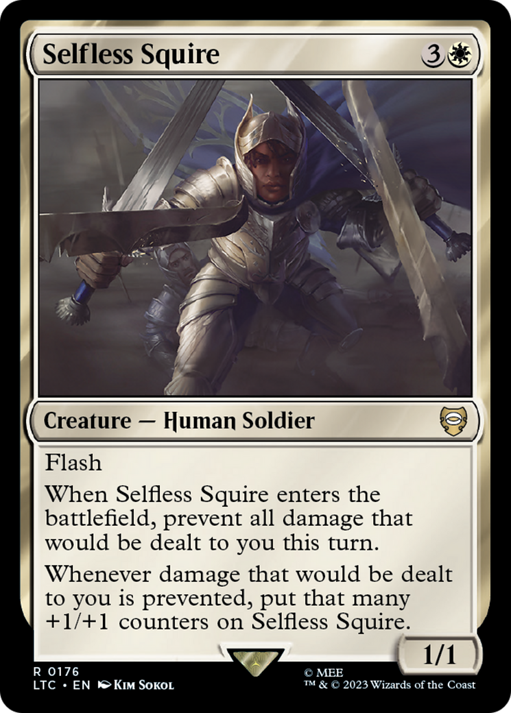 Selfless Squire [The Lord of the Rings: Tales of Middle-Earth Commander] | Card Citadel