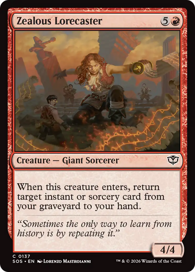 Zealous Lorecaster [Secrets of Strixhaven] | Card Citadel