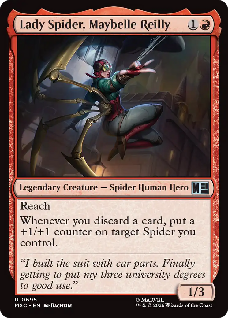 Lady Spider, Maybelle Reilly [Marvel Super Heroes Commander] | Card Citadel