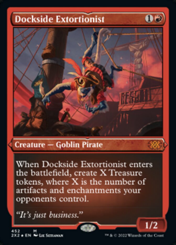 Dockside Extortionist (Foil Etched) [Double Masters 2022] | Card Citadel