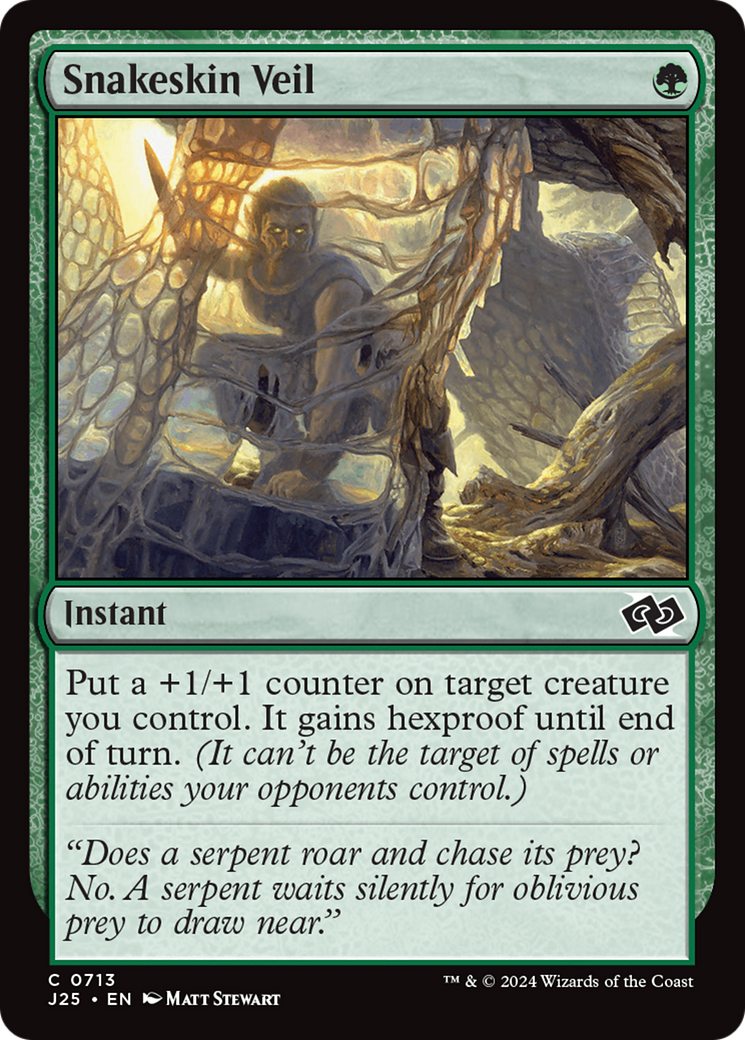 Snakeskin Veil [Foundations Jumpstart] | Card Citadel