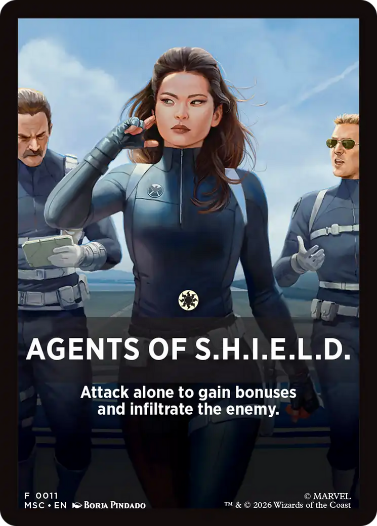 Agents of S.H.I.E.L.D. Theme Card [Marvel Super Heroes Commander] | Card Citadel