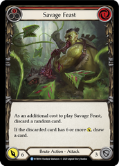 Savage Feast (Red) [U-WTR014] (Welcome to Rathe Unlimited)  Unlimited Normal | Card Citadel