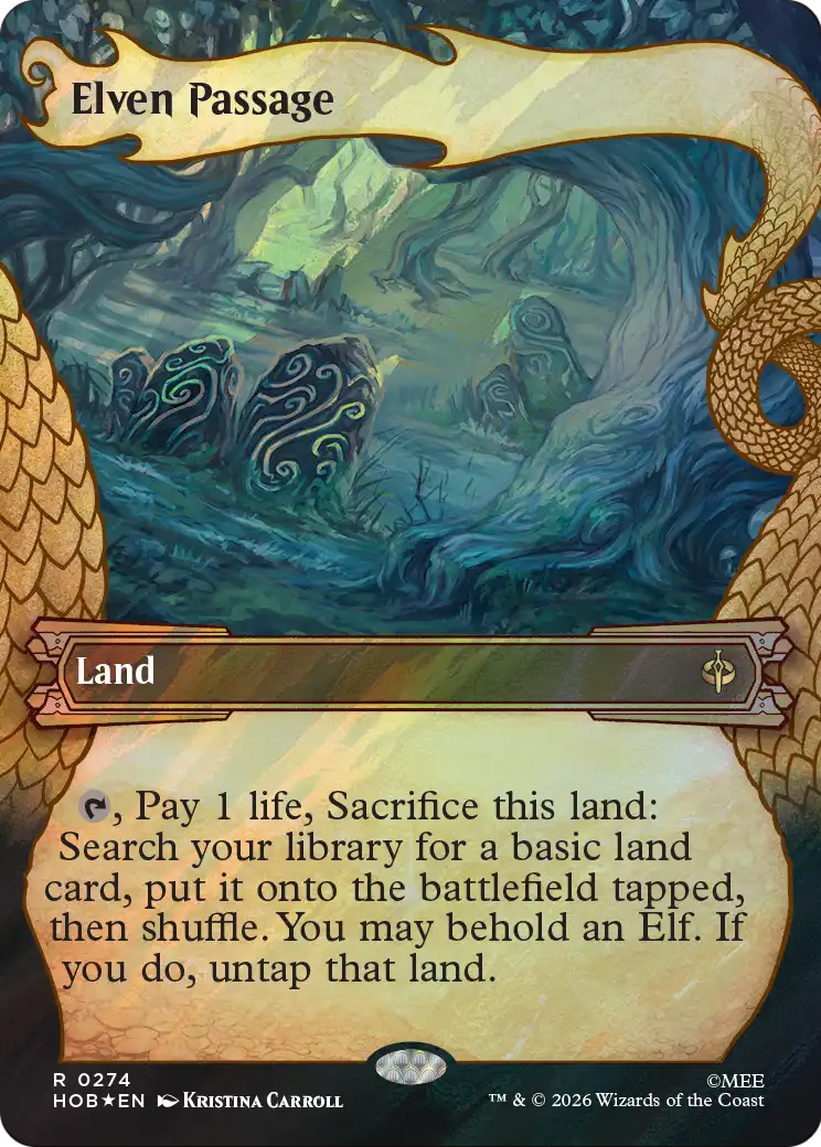 Elven Passage (Showcase) (Surge Foil) [The Hobbit] | Card Citadel