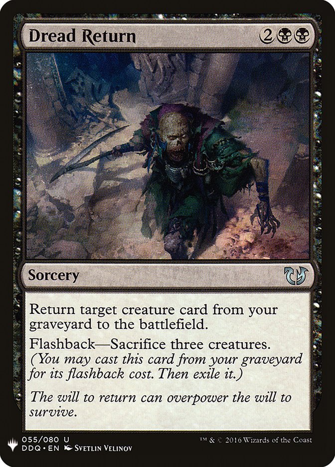 Dread Return [Mystery Booster] | Card Citadel