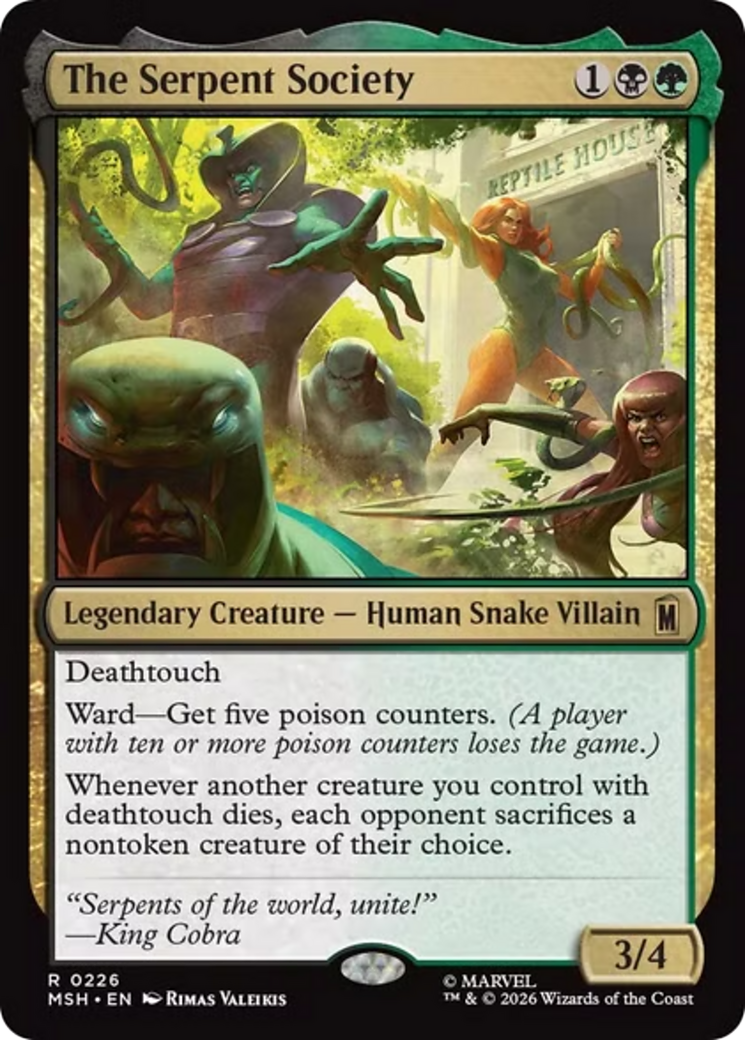 The Serpent Society [Marvel Super Heroes] | Card Citadel