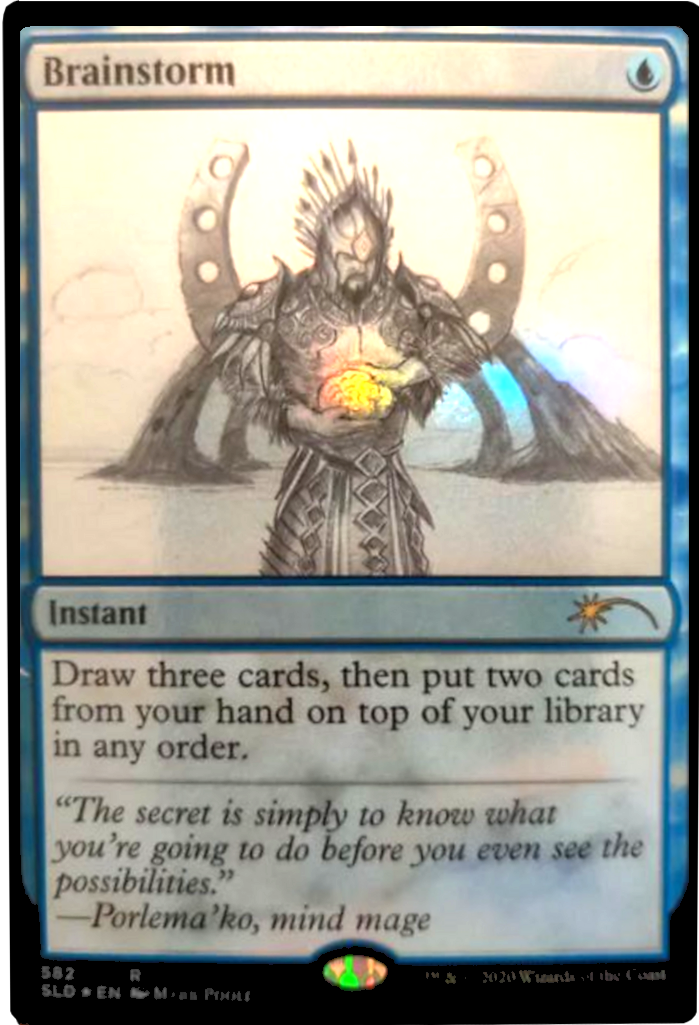 Brainstorm (Sketch) [Secret Lair Drop Promos] | Card Citadel