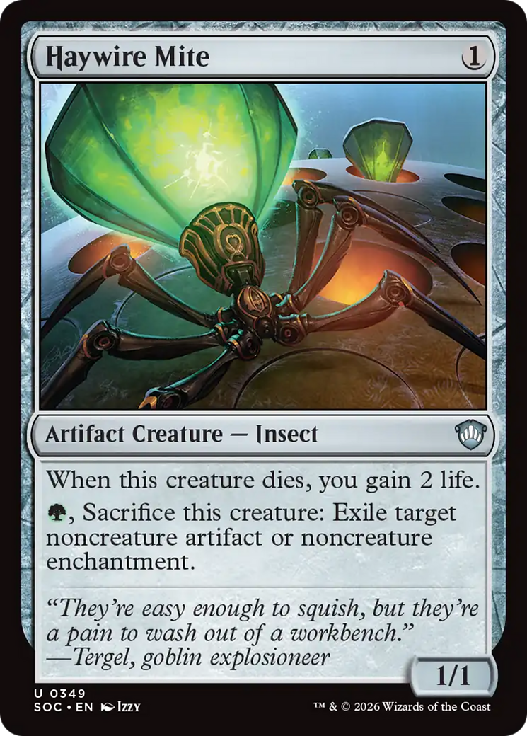 Haywire Mite [Secrets of Strixhaven Commander] | Card Citadel