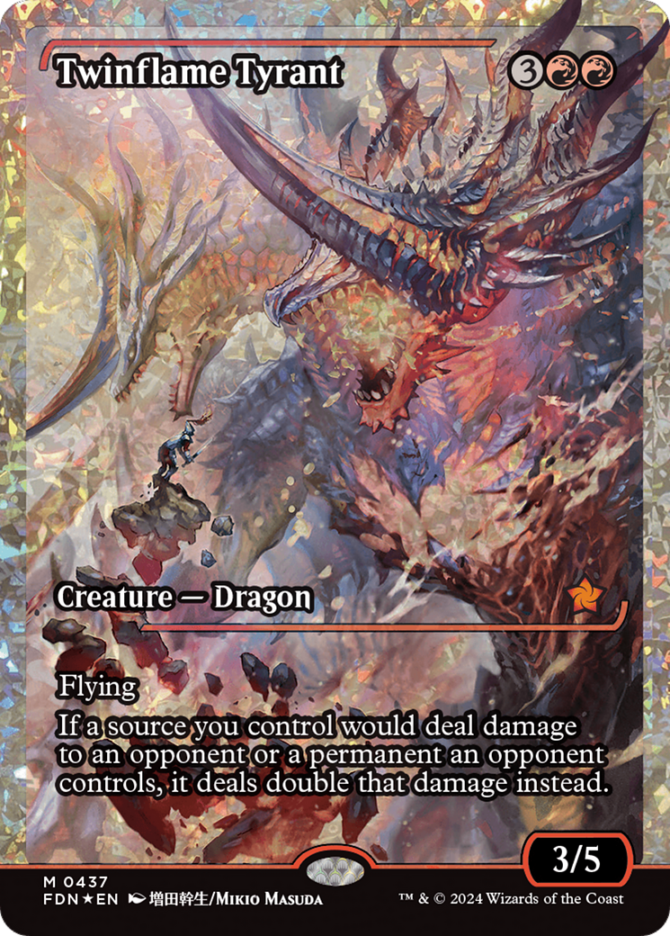 Twinflame Tyrant (Fracture Foil) [Foundations] | Card Citadel