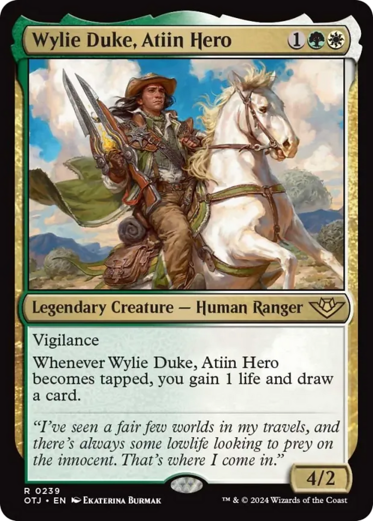 Wylie Duke, Atiin Hero [Outlaws of Thunder Junction] | Card Citadel