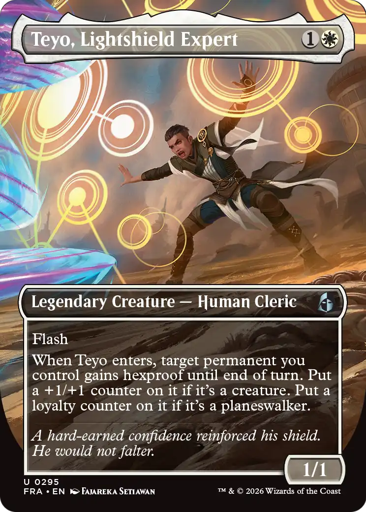 Teyo, Lightshield Expert (Borderless) [Reality Fracture] | Card Citadel