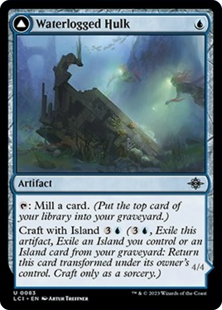 Waterlogged Hulk // Watertight Gondola [The Lost Caverns of Ixalan] | Card Citadel