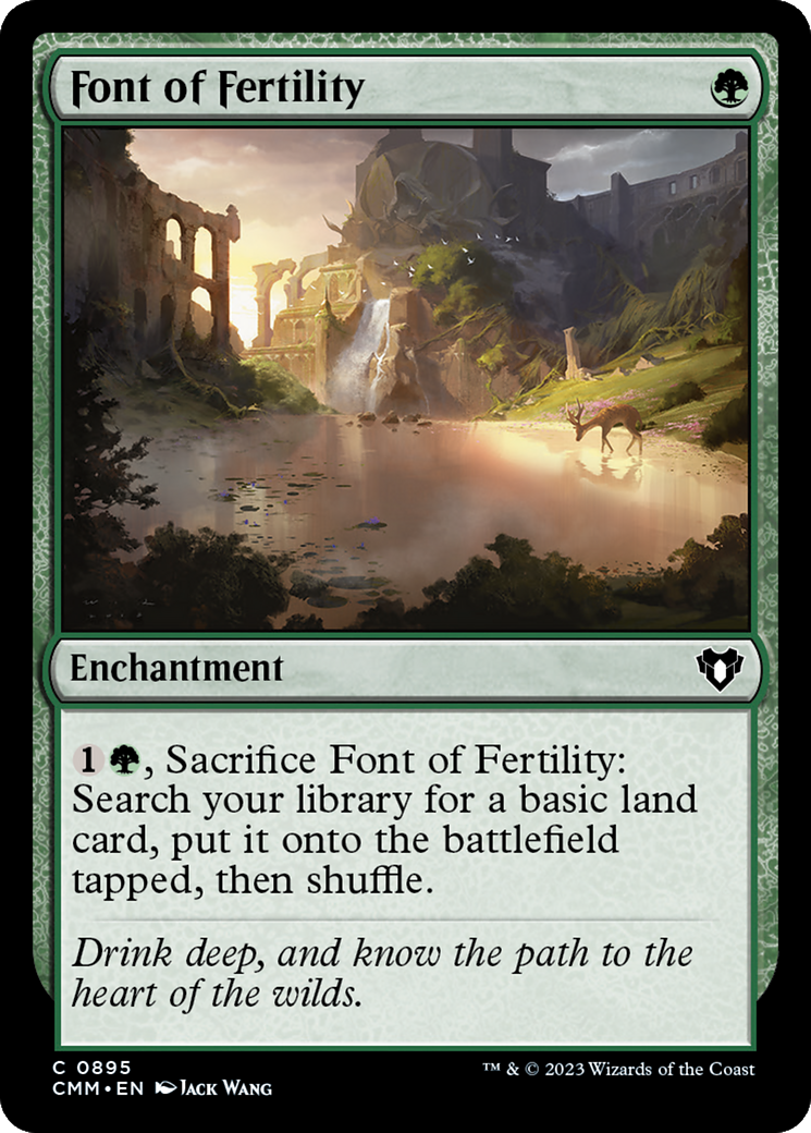 Font of Fertility [Commander Masters] | Card Citadel