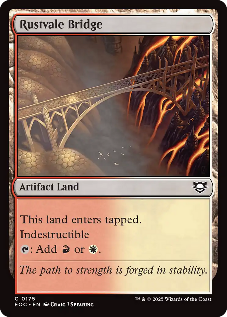 Rustvale Bridge [Edge of Eternities Commander] | Card Citadel