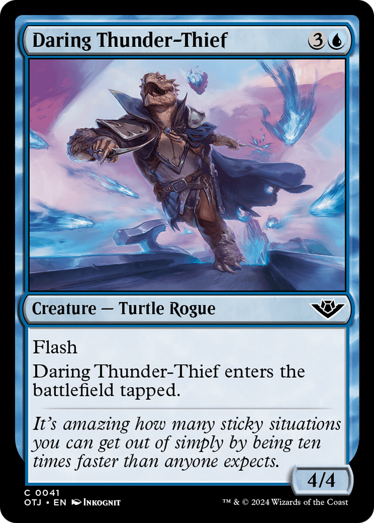 Daring Thunder-Thief [Outlaws of Thunder Junction] | Card Citadel