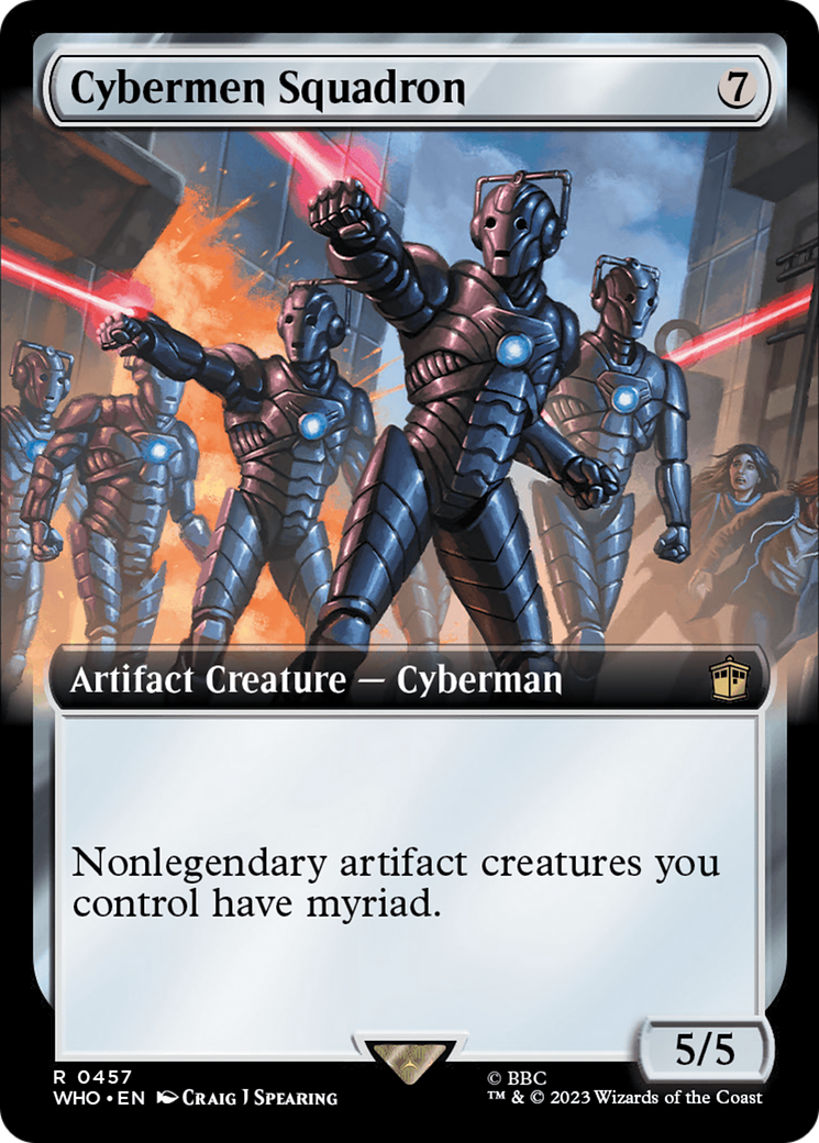 Cybermen Squadron (Extended Art) [Doctor Who] | Card Citadel