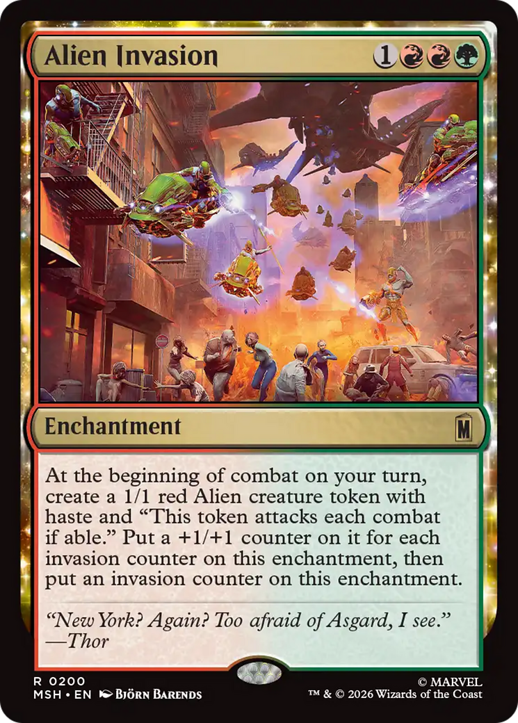 Alien Invasion [Marvel Super Heroes] | Card Citadel