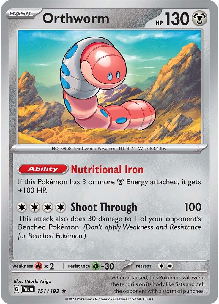 Orthworm (151/193) [Scarlet & Violet: Paldea Evolved] | Card Citadel