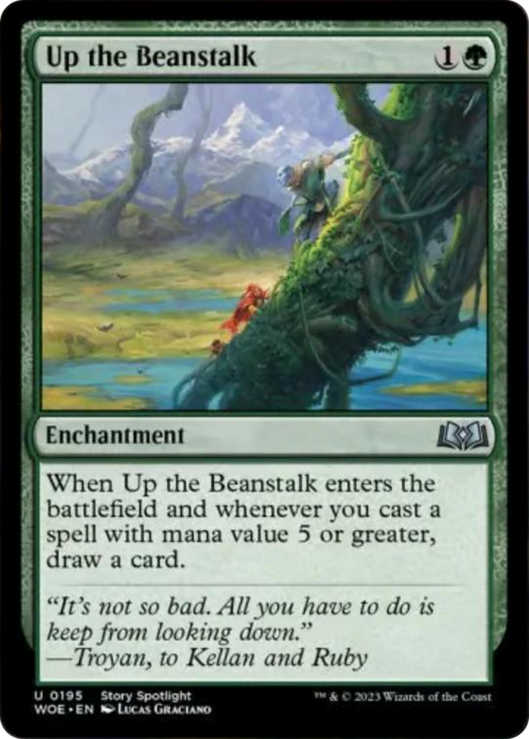 Up the Beanstalk [Wilds of Eldraine] | Card Citadel