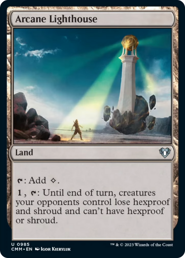 Arcane Lighthouse [Commander Masters] | Card Citadel