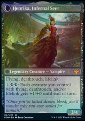 Henrika Domnathi // Henrika, Infernal Seer [Innistrad: Crimson Vow Prerelease Promos] | Card Citadel