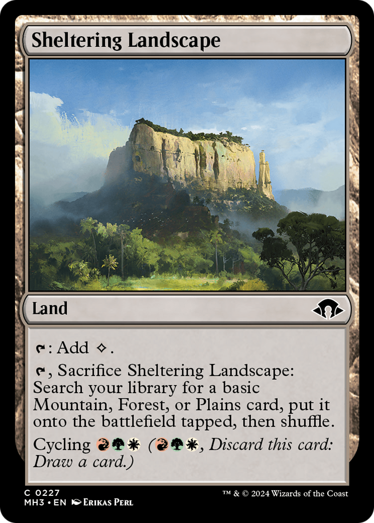 Sheltering Landscape [Modern Horizons 3] | Card Citadel