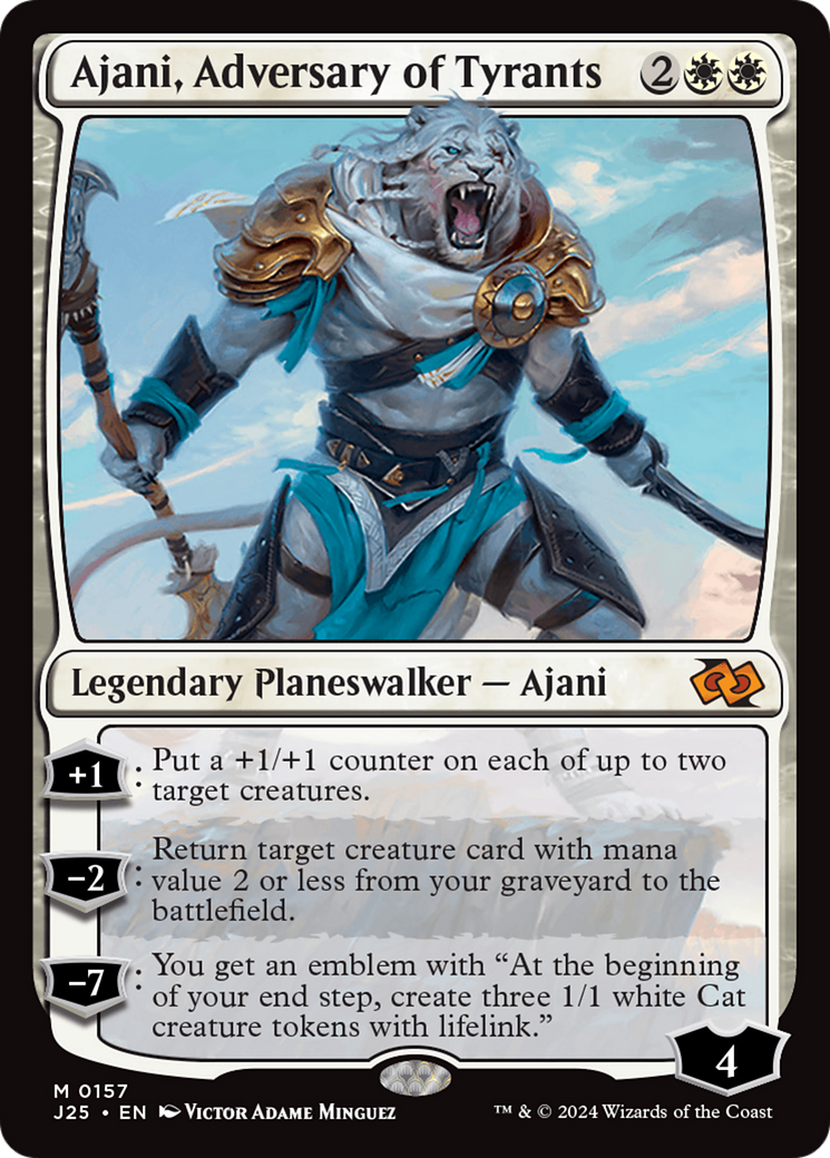 Ajani, Adversary of Tyrants [Foundations Jumpstart] | Card Citadel