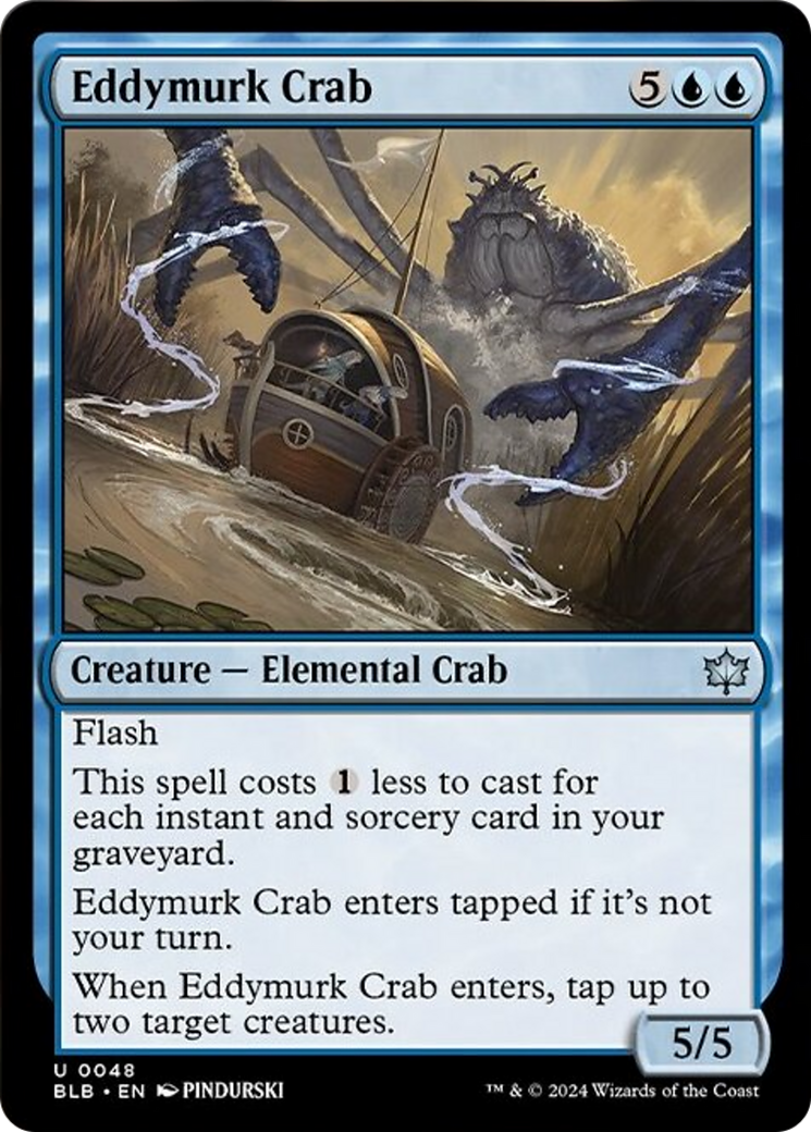 Eddymurk Crab [Bloomburrow] | Card Citadel