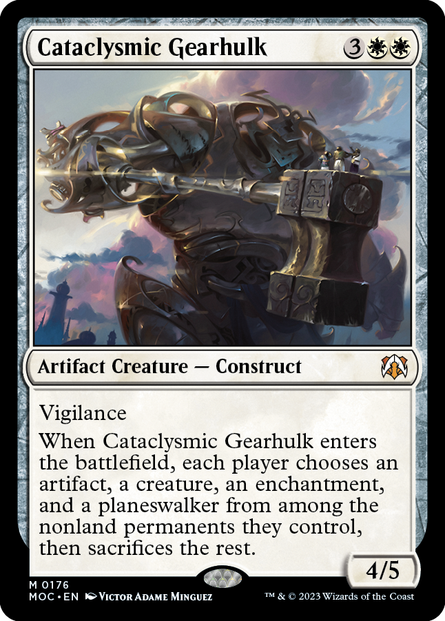 Cataclysmic Gearhulk [March of the Machine Commander] | Card Citadel