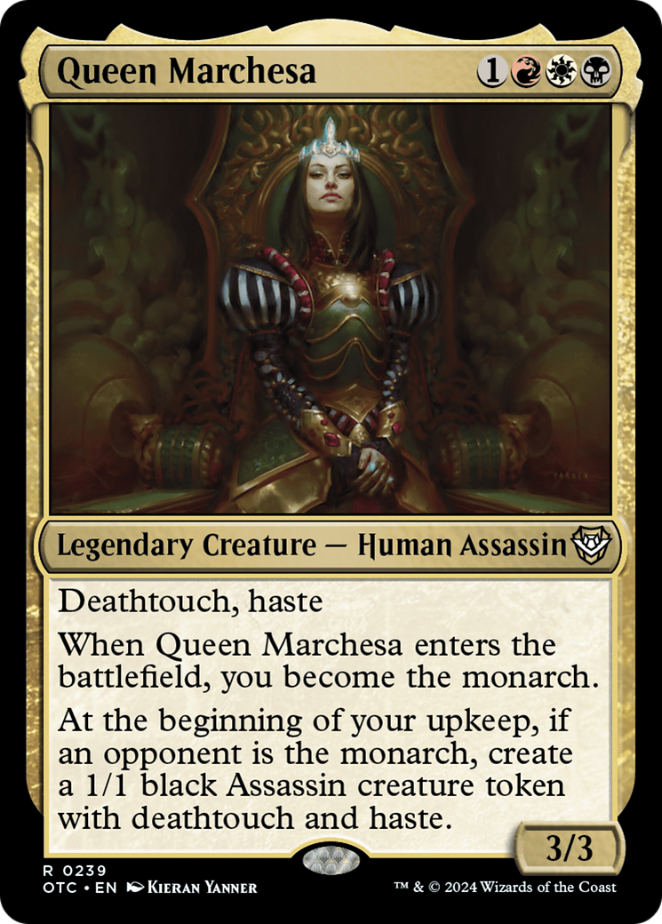 Queen Marchesa [Outlaws of Thunder Junction Commander] | Card Citadel