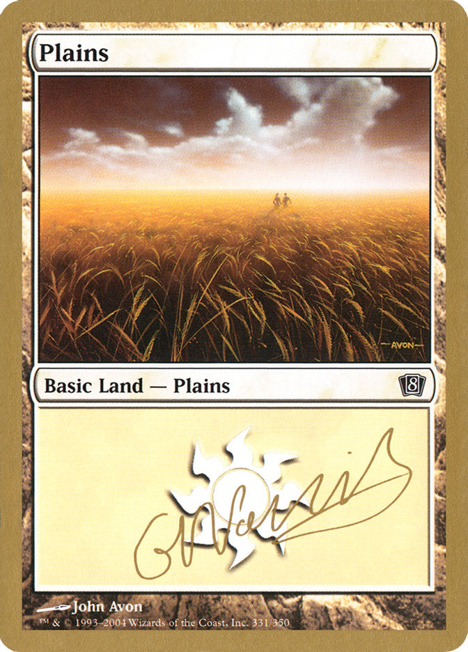 Plains (gn331) (Gabriel Nassif) [World Championship Decks 2004] | Card Citadel