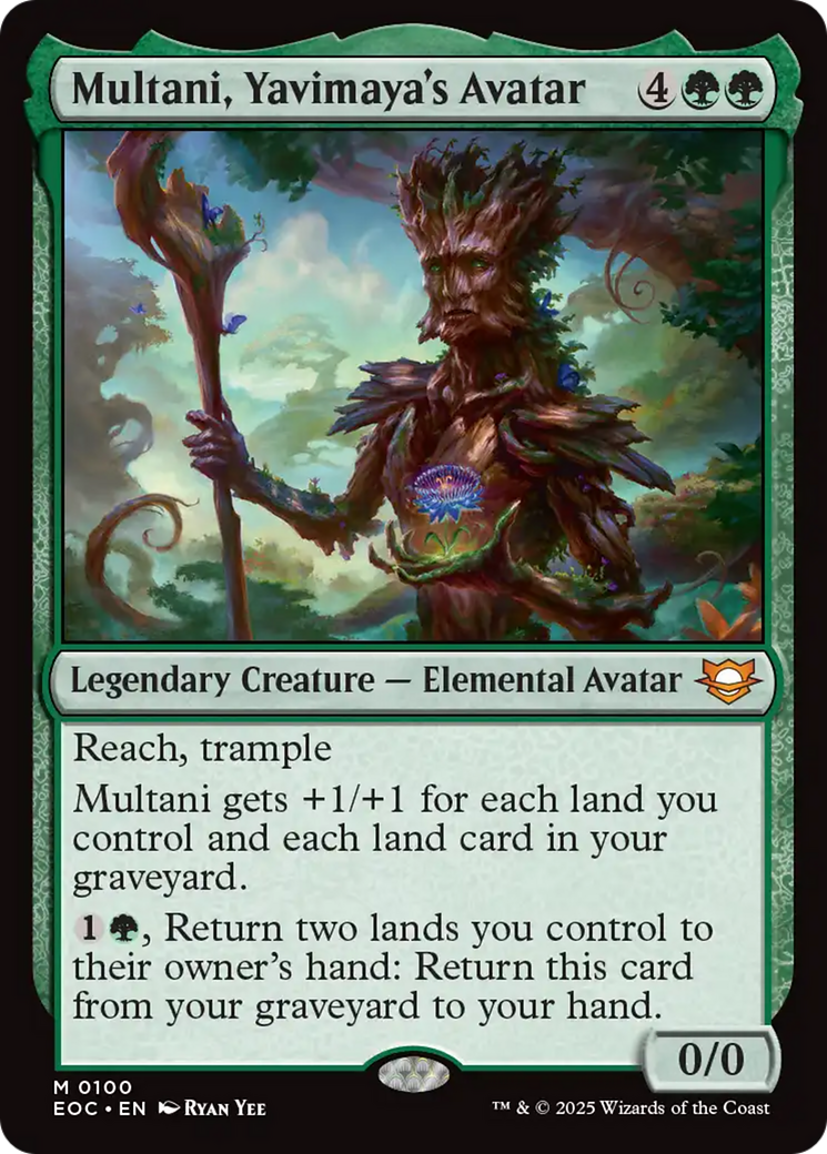 Multani, Yavimaya's Avatar [Edge of Eternities Commander] | Card Citadel