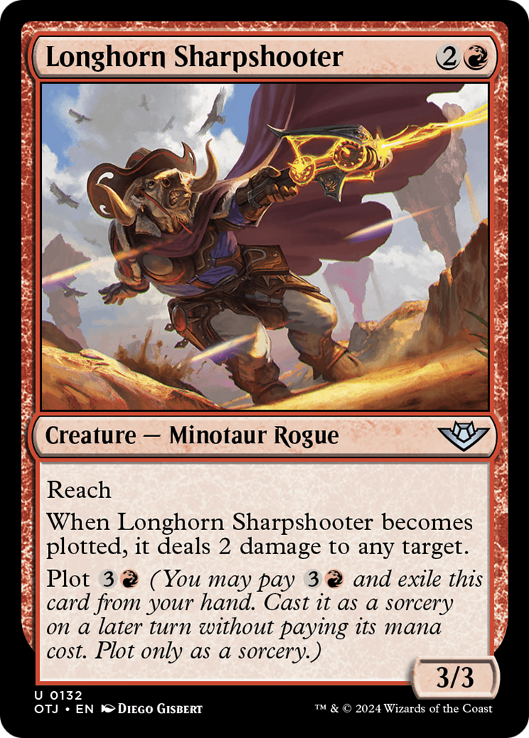 Longhorn Sharpshooter [Outlaws of Thunder Junction] | Card Citadel