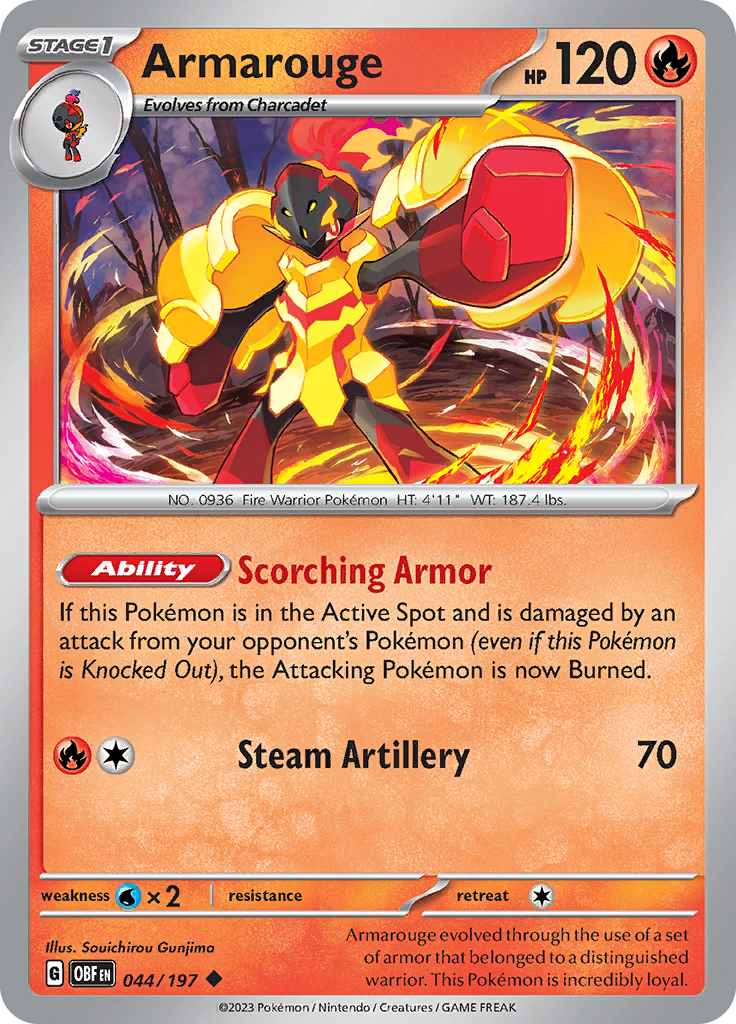 Armarouge (044/197) [Scarlet & Violet: Obsidian Flames] | Card Citadel