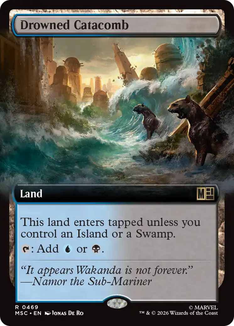 Drowned Catacomb (Extended Art) [Marvel Super Heroes Commander] | Card Citadel